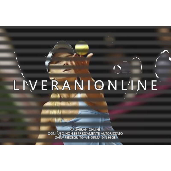 Fed Cup 2017 by BNP Paribas World Group II Italia - Slovacchia Giorno 2 Sara Errani vs Daniela Hantuchova 12/02/2017 nella foto:DANIELA HANTUCHOVA Â©Claudio Zamagni/Agenzia Aldo Liverani DANIELA HANTUCHOVA during single match Sara Errani against Daniela Hantuchova International Tennis FED CUP by BNP Paribas World Group II between ITALY and SLOVAKIA at PalaGalassi ForlÃ¬ on February 12th 2017 Italy. Photo credit by CLAUDIO ZAMAGNI/ALDO LIVERANI PHOTO AGENCY