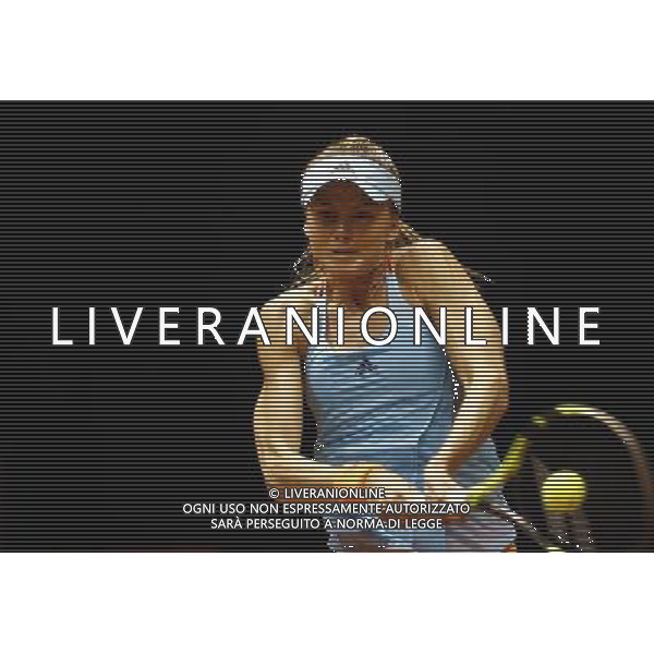 Fed Cup 2017 by BNP Paribas World Group II Italia - Slovacchia Giorno 2 Sara Errani vs Daniela Hantuchova 12/02/2017 nella foto: DANIELA HANTUCHOVA Â©Claudio Zamagni/Agenzia Aldo Liverani DANIELA HANTUCHOVA during single match Sara Errani against Daniela Hantuchova International Tennis FED CUP by BNP Paribas World Group II between ITALY and SLOVAKIA at PalaGalassi ForlÃ¬ on February 12th 2017 Italy. Photo credit by CLAUDIO ZAMAGNI/ALDO LIVERANI PHOTO AGENCY