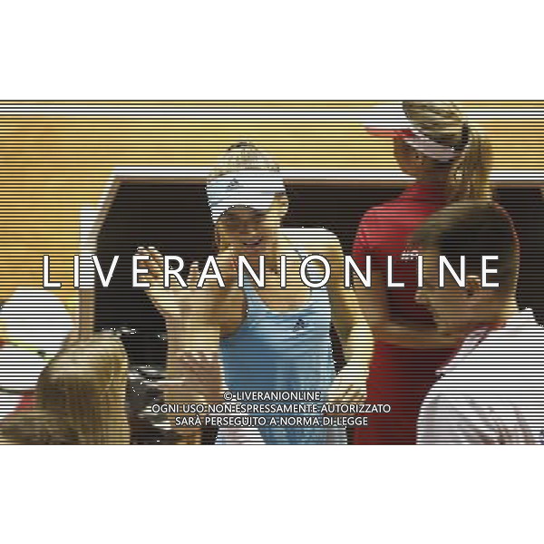 Fed Cup 2017 by BNP Paribas World Group II Italia - Slovacchia Giorno 2 Sara Errani vs Daniela Hantuchova 12/02/2017 nella foto: DANIELA HANTUCHOVA Â©Claudio Zamagni/Agenzia Aldo Liverani DANIELA HANTUCHOVA during single match Sara Errani against Daniela Hantuchova International Tennis FED CUP by BNP Paribas World Group II between ITALY and SLOVAKIA at PalaGalassi ForlÃ¬ on February 12th 2017 Italy. Photo credit by CLAUDIO ZAMAGNI/ALDO LIVERANI PHOTO AGENCY