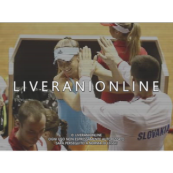 Fed Cup 2017 by BNP Paribas World Group II Italia - Slovacchia Giorno 2 Sara Errani vs Daniela Hantuchova 12/02/2017 nella foto: DANIELA HANTUCHOVA Â©Claudio Zamagni/Agenzia Aldo Liverani DANIELA HANTUCHOVA during single match Sara Errani against Daniela Hantuchova International Tennis FED CUP by BNP Paribas World Group II between ITALY and SLOVAKIA at PalaGalassi ForlÃ¬ on February 12th 2017 Italy. Photo credit by CLAUDIO ZAMAGNI/ALDO LIVERANI PHOTO AGENCY