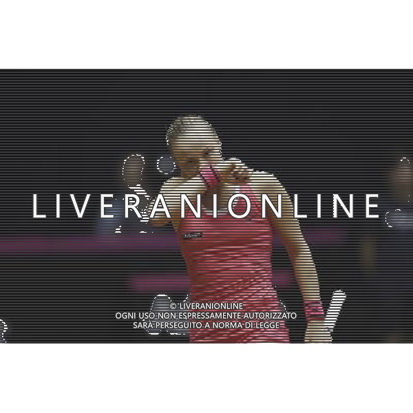 Fed Cup 2017 by BNP Paribas World Group II Italia - Slovacchia Giorno 2 Francesca schiavone vs Rebecca Sramkova 12/02/2017 nella foto: REBECCA SRAMKOVA Â©Claudio Zamagni/Agenzia Aldo Liverani REBECCA SRAMKOVA during single match Francesca Schiavone against Rebecca Sramkova International Tennis FED CUP by BNP Paribas World Group II between ITALY and SLOVAKIA at PalaGalassi ForlÃ¬ on February 12th 2017 Italy. Photo credit by CLAUDIO ZAMAGNI/ALDO LIVERANI PHOTO AGENCY / AGENZIA ALDO LIVERANI SAS