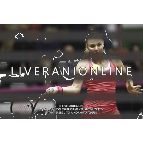 Fed Cup 2017 by BNP Paribas World Group II Italia - Slovacchia Giorno 2 Francesca schiavone vs Rebecca Sramkova 12/02/2017 nella foto: Â©Claudio Zamagni/Agenzia Aldo Liverani during single match Francesca Schiavone against Rebecca Sramkova International Tennis FED CUP by BNP Paribas World Group II between ITALY and SLOVAKIA at PalaGalassi ForlÃ¬ on February 12th 2017 Italy. Photo credit by CLAUDIO ZAMAGNI/ALDO LIVERANI PHOTO AGENCY / AGENZIA ALDO LIVERANI SAS