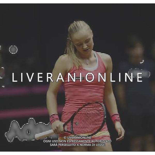 Fed Cup 2017 by BNP Paribas World Group II Italia - Slovacchia Giorno 2 Francesca schiavone vs Rebecca Sramkova 12/02/2017 nella foto: REBECCA SRAMKOVA Â©Claudio Zamagni/Agenzia Aldo Liverani REBECCA SRAMKOVA during single match Francesca Schiavone against Rebecca Sramkova International Tennis FED CUP by BNP Paribas World Group II between ITALY and SLOVAKIA at PalaGalassi ForlÃ¬ on February 12th 2017 Italy. Photo credit by CLAUDIO ZAMAGNI/ALDO LIVERANI PHOTO AGENCY / AGENZIA ALDO LIVERANI SAS