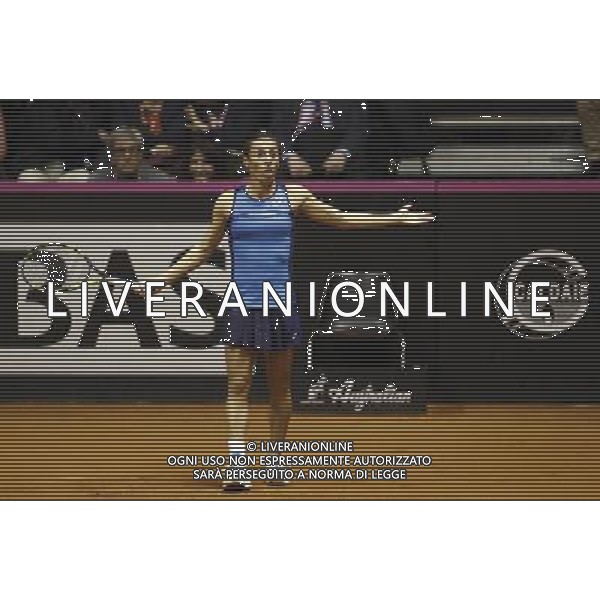 Fed Cup 2017 by BNP Paribas World Group II Italia - Slovacchia Giorno 2 Francesca schiavone vs Rebecca Sramkova 12/02/2017 nella foto: FRANCESCA SCHIAVONE Â©Claudio Zamagni/Agenzia Aldo Liverani FRANCESCA SCHIAVONE during single match Francesca Schiavone against Rebecca Sramkova International Tennis FED CUP by BNP Paribas World Group II between ITALY and SLOVAKIA at PalaGalassi ForlÃ¬ on February 12th 2017 Italy. Photo credit by CLAUDIO ZAMAGNI/ALDO LIVERANI PHOTO AGENCY / AGENZIA ALDO LIVERANI SAS 