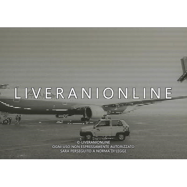 1990 AEROPORTO MALPENSA ARRIVO AEREO NIIKI LAUDA AG ALDO LIVERANI SAS