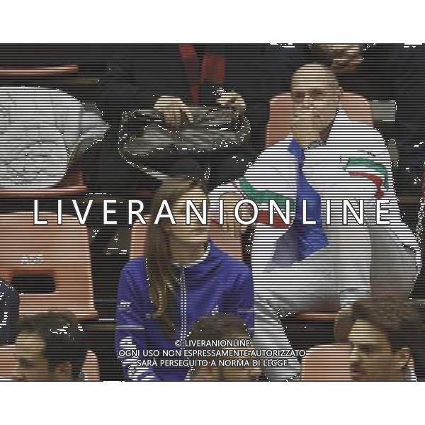 Fed Cup 2017 by BNP Paribas World Group II Italia - Slovacchia Giorno 2 Sara Errani vs Daniela Hantuchova 12/02/2017 nella foto: CORRADO BARAZZUTI Â©Claudio Zamagni/Agenzia Aldo Liverani MISTER CORRADO BARAZZUTI during single match Sara Errani against Daniela Hantuchova International Tennis FED CUP by BNP Paribas World Group II between ITALY and SLOVAKIA at PalaGalassi ForlÃ¬ on February 12th 2017 Italy. Photo credit by CLAUDIO ZAMAGNI/ALDO LIVERANI PHOTO AGENCY