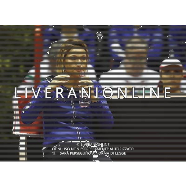 Fed Cup 2017 by BNP Paribas World Group II Italia - Slovacchia Giorno 2 Sara Errani vs Daniela Hantuchova 12/02/2017 nella foto: CAPITANO TATHIANA GARBIN Â©Claudio Zamagni/Agenzia Aldo Liverani CAPTAIN TATHIANA GARBIN during single match Sara Errani against Daniela Hantuchova International Tennis FED CUP by BNP Paribas World Group II between ITALY and SLOVAKIA at PalaGalassi ForlÃ¬ on February 12th 2017 Italy. Photo credit by CLAUDIO ZAMAGNI/ALDO LIVERANI PHOTO AGENCY