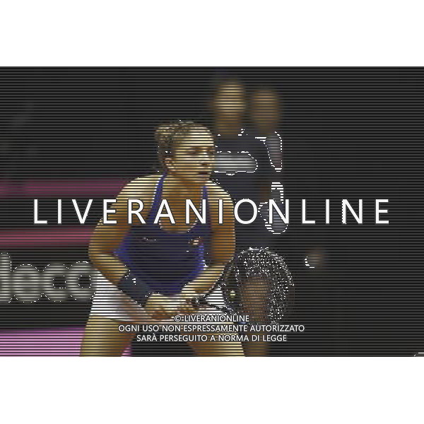 Fed Cup 2017 by BNP Paribas World Group II Italia - Slovacchia Giorno 2 Sara Errani vs Daniela Hantuchova 12/02/2017 nella foto: SARA ERRANI Â©Claudio Zamagni/Agenzia Aldo Liverani SARA ERRANI during single match Sara Errani against Daniela Hantuchova International Tennis FED CUP by BNP Paribas World Group II between ITALY and SLOVAKIA at PalaGalassi ForlÃ¬ on February 12th 2017 Italy. Photo credit by CLAUDIO ZAMAGNI/ALDO LIVERANI PHOTO AGENCY