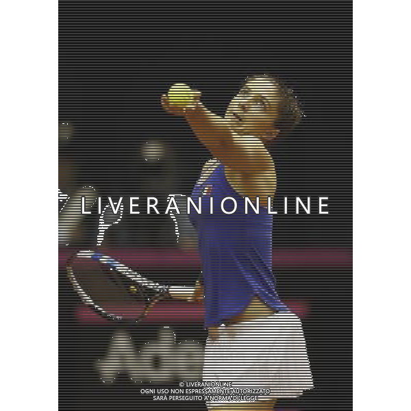 Fed Cup 2017 by BNP Paribas World Group II Italia - Slovacchia Giorno 2 Sara Errani vs Daniela Hantuchova 12/02/2017 nella foto: SARA ERRANI Â©Claudio Zamagni/Agenzia Aldo Liverani SARA ERRANI during single match Sara Errani against Daniela Hantuchova International Tennis FED CUP by BNP Paribas World Group II between ITALY and SLOVAKIA at PalaGalassi ForlÃ¬ on February 12th 2017 Italy. Photo credit by CLAUDIO ZAMAGNI/ALDO LIVERANI PHOTO AGENCY