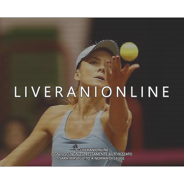 Fed Cup 2017 by BNP Paribas World Group II Italia - Slovacchia Giorno 2 Sara Errani vs Daniela Hantuchova 12/02/2017 nella foto: DANIELA HANTUCHOVA Â©Claudio Zamagni/Agenzia Aldo Liverani DANIELA HANTUCHOVA during single match Sara Errani against Daniela Hantuchova International Tennis FED CUP by BNP Paribas World Group II between ITALY and SLOVAKIA at PalaGalassi ForlÃ¬ on February 12th 2017 Italy. Photo credit by CLAUDIO ZAMAGNI/ALDO LIVERANI PHOTO AGENCY