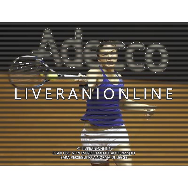 Fed Cup 2017 by BNP Paribas World Group II Italia - Slovacchia Giorno 2 Sara Errani vs Daniela Hantuchova 12/02/2017 nella foto: SARA ERRANI Â©Claudio Zamagni/Agenzia Aldo Liverani during single match Sara Errani against Daniela Hantuchova International Tennis FED CUP by BNP Paribas World Group II between ITALY and SLOVAKIA at PalaGalassi ForlÃ¬ on February 12th 2017 Italy. Photo credit by CLAUDIO ZAMAGNI/ALDO LIVERANI PHOTO AGENCY