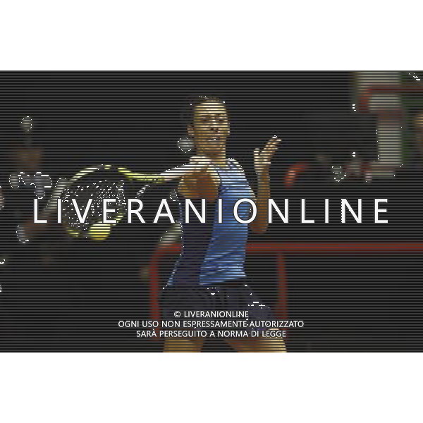 Fed Cup 2017 by BNP Paribas World Group II Italia - Slovacchia Giorno 2 Francesca schiavone vs Rebecca Sramkova 12/02/2017 nella foto: FRANCESCA SCHIAVONE Â©Claudio Zamagni/Agenzia Aldo Liverani FRANCESCA SCHIAVONE during single match Francesca Schiavone against Rebecca Sramkova International Tennis FED CUP by BNP Paribas World Group II between ITALY and SLOVAKIA at PalaGalassi ForlÃ¬ on February 12th 2017 Italy. Photo credit by CLAUDIO ZAMAGNI/ALDO LIVERANI PHOTO AGENCY