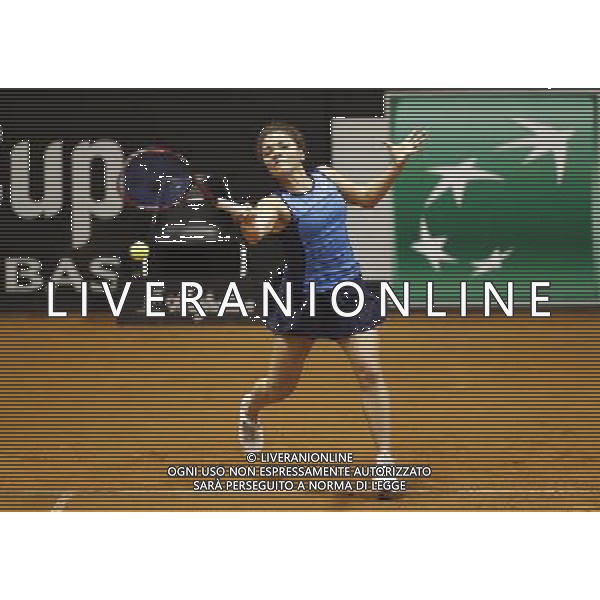 Fed Cup 2017 by BNP Paribas World Group II Italia - Slovacchia Giorno 2 Jasmine Paolini Martina Trevisan vs Daniela Hatuchkova Rebecca Sramkova 12/02/2017 nella foto: JASMINE PAOLINI Â©Claudio Zamagni/Agenzia Aldo Liverani JASMINE PAOLINI during double match Jasmine Paolini Martina Trevisam against Daniela Hantuchkova Rebecca Sramkova International Tennis FED CUP by BNP Paribas World Group II between ITALY and SLOVAKIA at PalaGalassi ForlÃ¬ on February 12th 2017 Italy. Photo credit by CLAUDIO ZAMAGNI/ALDO LIVERANI PHOTO AGENCY