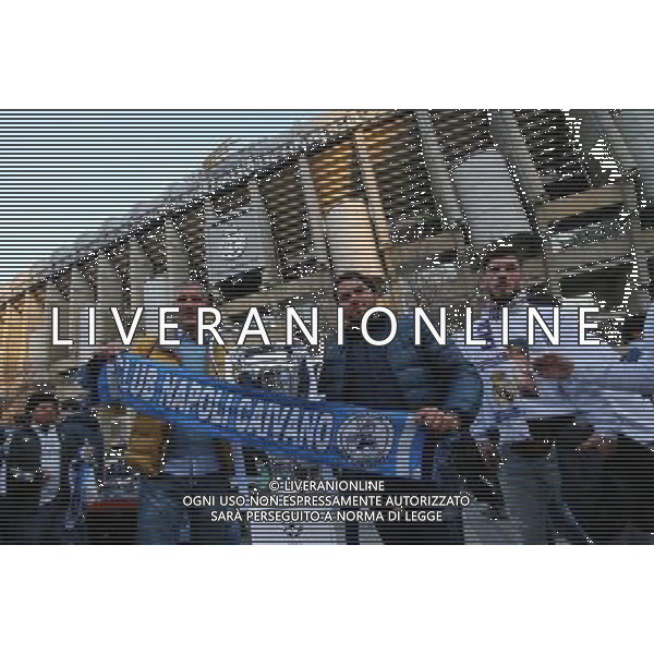 REAL MADRID NAPOLI 15-02-2017 CHAMPIONS LEAGUE NELLA FOTO: I TIFOSI FUORI LO STADIO FOTO MOSCA-AG.LIVERANI