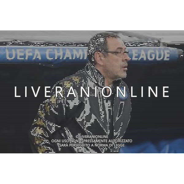 Real Madrid vs Napoli Champions League - Ottavi di finale, Santiago Bernabeu, Madrid 15 febbraio 2017 nella foto MAURIZIO SARRI ©MOSCA / AGENZIA ALDO LIVERANI SAS