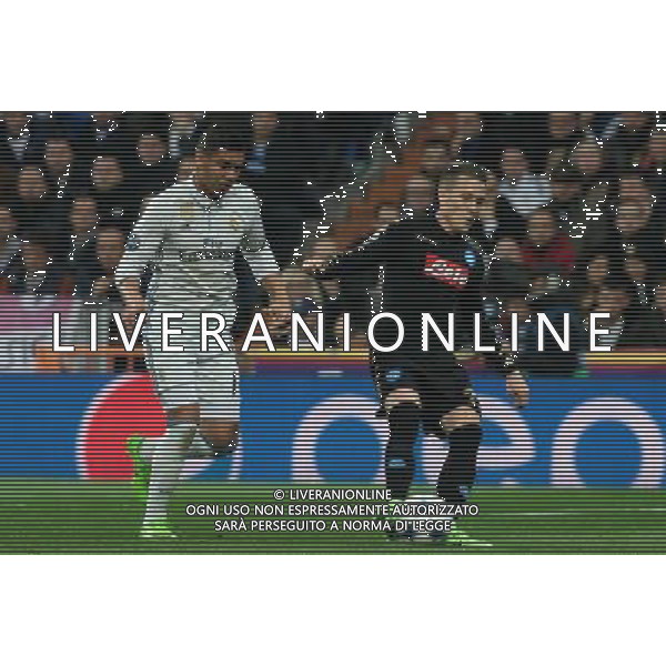 Real Madrid vs Napoli Champions League - Ottavi di finale, Santiago Bernabeu, Madrid 15 febbraio 2017 nella foto ZIELINSKI ©MOSCA / AGENZIA ALDO LIVERANI SAS