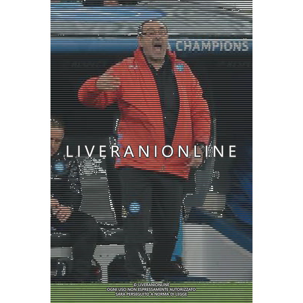 Real Madrid vs Napoli Champions League - Ottavi di finale, Santiago Bernabeu, Madrid 15 febbraio 2017 nella foto MAURIZIO SARRI ©MOSCA / AGENZIA ALDO LIVERANI SAS