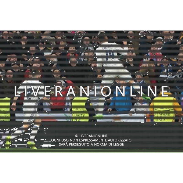 Real Madrid vs Napoli Champions League - Ottavi di finale, Santiago Bernabeu, Madrid 15 febbraio 2017 nella foto esultanza dopo il gol di CASEMIRO ©MOSCA / AGENZIA ALDO LIVERANI SAS