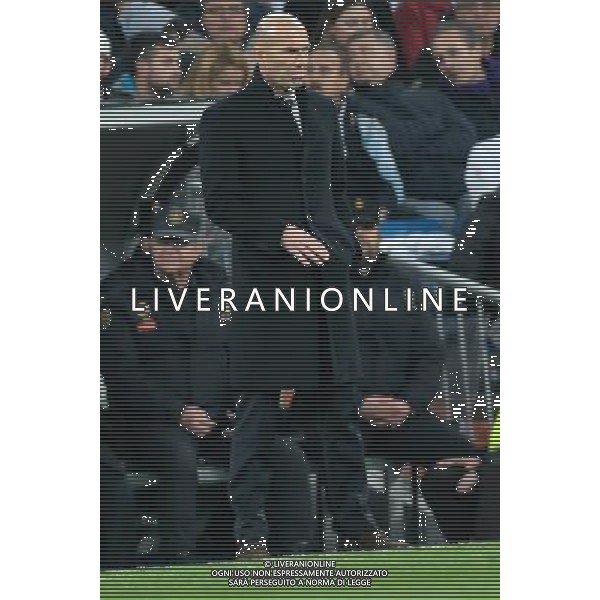 Real Madrid vs Napoli Champions League - Ottavi di finale, Santiago Bernabeu, Madrid 15 febbraio 2017 nella foto ZINEDINE ZIDANE ©MOSCA / AGENZIA ALDO LIVERANI SAS