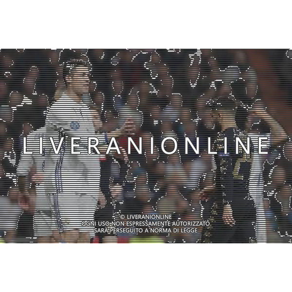 Real Madrid vs Napoli Champions League - Ottavi di finale, Santiago Bernabeu, Madrid 15 febbraio 2017 nella foto CRISTIANO RONALDO ©MOSCA / AGENZIA ALDO LIVERANI SAS