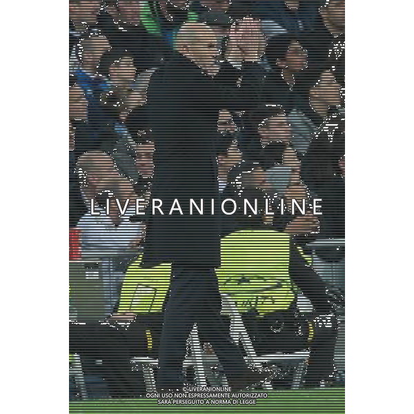 Real Madrid vs Napoli Champions League - Ottavi di finale, Santiago Bernabeu, Madrid 15 febbraio 2017 nella foto ZINEDINE ZIDANE ©MOSCA / AGENZIA ALDO LIVERANI SAS