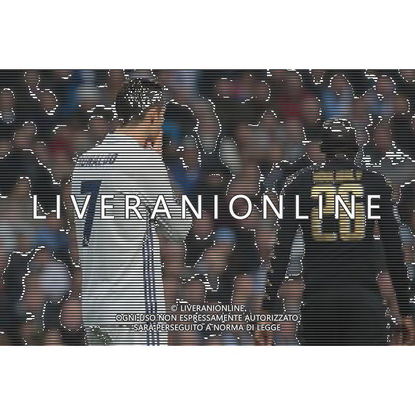 Real Madrid vs Napoli Champions League - Ottavi di finale, Santiago Bernabeu, Madrid 15 febbraio 2017 nella foto CRISTIANO RONALDO ©MOSCA / AGENZIA ALDO LIVERANI SAS