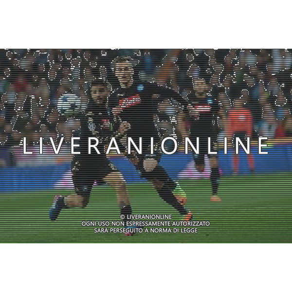Real Madrid vs Napoli Champions League - Ottavi di finale, Santiago Bernabeu, Madrid 15 febbraio 2017 nella foto MILIK E INSIGNE ©MOSCA / AGENZIA ALDO LIVERANI SAS