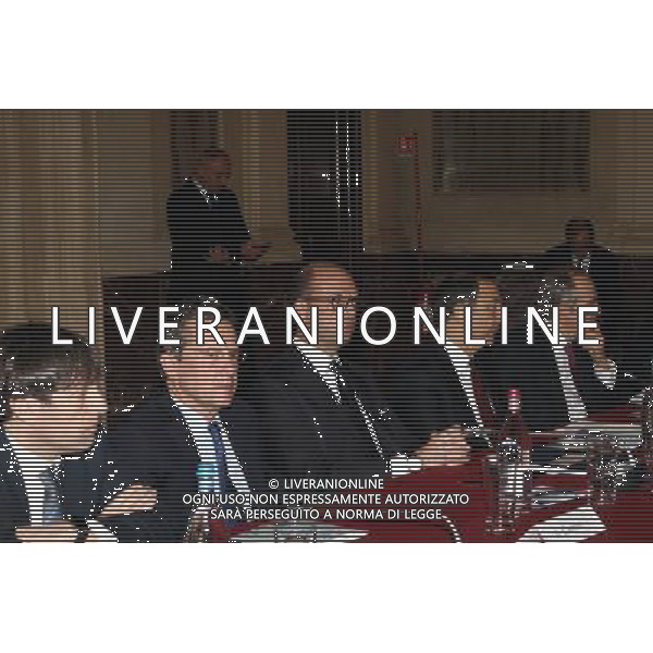 Milano ( MI ) 16/02/2017 Palazzo Marino incontro Italy is now and next! Nella foto: Angelino Alfano Ministro degli Affari Esteri e della Cooperazione Internazionale, Giuseppe Sala sindaco di Milano e Pier Carlo Padoan Ministro dell\'Economia e delle Finanze PH Lauro Montagnini /AGENZIA ALDO LIVERANI SAS / AGENZIA ALDO LIVERANI SAS