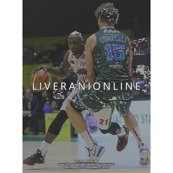 Postemobile Final Eight 2017 Quarti di Finale Gara 2 Rimini - 16.02.2017 EA7 Emporio Armani Milanoâ€“Cantine Due Palme Brindisi Nella Foto:Sanders Rakim /Ph.Vitez-Ag. Aldo Liverani
