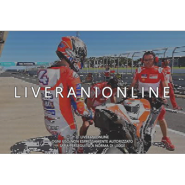 Phillip Island Australia 16.02.2017 MotoGP 2017 pre season test at the Phillip Island Circuit, Andrea Dovizioso (Ducati Racing Team) photoPSP / Newspix.pl --- Newspix.pl / AGENZIA ALDO LIVERANI SAS - ITALY ONLY EDITORIAL USE ONLY