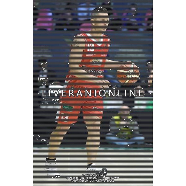 Postemobile Final Eight 2017 Quarti di Finale Gara 1 Rimini - 16.02.2017 Grissin Bon Reggio Emiliaâ€“Betaland Capo Dâ€™Orlando Nella Foto:Kaukenas Rimantas /Ph.Vitez-Ag. Aldo Liverani