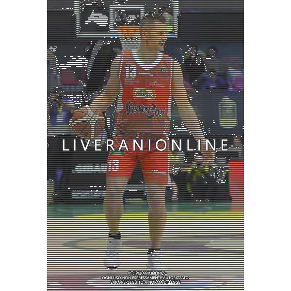 Postemobile Final Eight 2017 Quarti di Finale Gara 1 Rimini - 16.02.2017 Grissin Bon Reggio Emiliaâ€“Betaland Capo Dâ€™Orlando Nella Foto:Kaukenas Rimantas /Ph.Vitez-Ag. Aldo Liverani