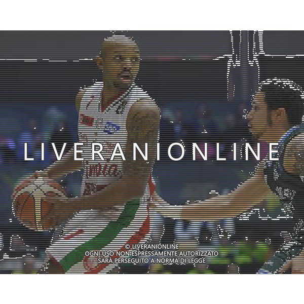 Postemobile Final Eight 2017 Quarti di Finale Gara 2 Rimini - 16.02.2017 EA7 Emporio Armani Milanoâ€“Cantine Due Palme Brindisi Nella Foto:Hickman Richard /Ph.Vitez-Ag. Aldo Liverani