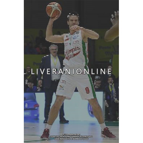 Postemobile Final Eight 2017 Quarti di Finale Gara 2 Rimini - 16.02.2017 EA7 Emporio Armani Milanoâ€“Cantine Due Palme Brindisi Nella Foto:Kalnietis Mantas /Ph.Vitez-Ag. Aldo Liverani
