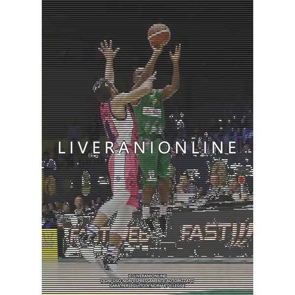 Poste Mobile Final Eight 17/02/2017 Sidigas Avellino - Banco di Sardegna Sassari nella foto: Green Marques Â©Claudio Zamagni/Agenzia Aldo Liverani during Quarter Finals of Poste Mobile Final Eight Italian Basketball Cup 2017 - Sidigas Avellino against Banco di Sardegna Sassari at Rimini Fiera, on February 17, 2017 photo credit by Claudio Zamagni/Aldo Liverani Photo Agency / AGENZIA ALDO LIVERANI SAS