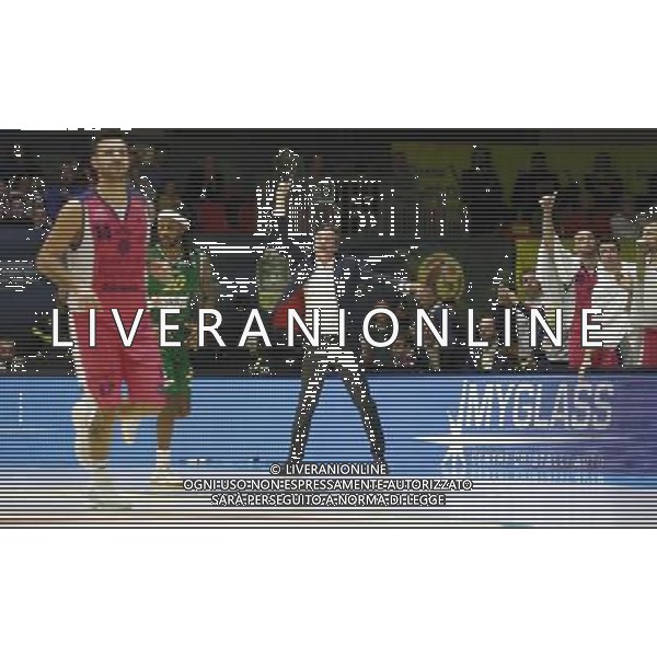 Poste Mobile Final Eight 17/02/2017 Sidigas Avellino - Banco di Sardegna Sassari nella foto: Pasquini Federico Â©Claudio Zamagni/Agenzia Aldo Liverani Pasquini Federico during Quarter Finals of Poste Mobile Final Eight Italian Basketball Cup 2017 - Sidigas Avellino against Banco di Sardegna Sassari at Rimini Fiera, on February 17, 2017 photo credit by Claudio Zamagni/Aldo Liverani Photo Agency / AGENZIA ALDO LIVERANI SAS