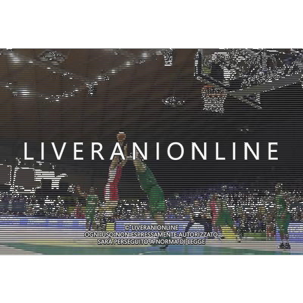 Poste Mobile Final Eight 17/02/2017 Sidigas Avellino - Banco di Sardegna Sassari nella foto: Â©Claudio Zamagni/Agenzia Aldo Liverani during Quarter Finals of Poste Mobile Final Eight Italian Basketball Cup 2017 - Sidigas Avellino against Banco di Sardegna Sassari at Rimini Fiera, on February 17, 2017 photo credit by Claudio Zamagni/Aldo Liverani Photo Agency / AGENZIA ALDO LIVERANI SAS