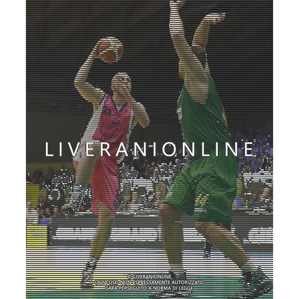 Poste Mobile Final Eight 17/02/2017 Sidigas Avellino - Banco di Sardegna Sassari nella foto: Savanovic Dusko Â©Claudio Zamagni/Agenzia Aldo Liverani Savanovic Dusko during Quarter Finals of Poste Mobile Final Eight Italian Basketball Cup 2017 - Sidigas Avellino against Banco di Sardegna Sassari at Rimini Fiera, on February 17, 2017 photo credit by Claudio Zamagni/Aldo Liverani Photo Agency / AGENZIA ALDO LIVERANI SAS