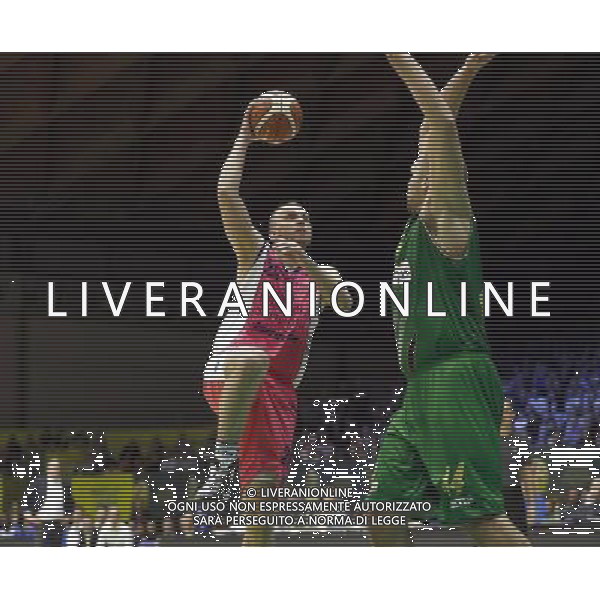 Poste Mobile Final Eight 17/02/2017 Sidigas Avellino - Banco di Sardegna Sassari nella foto: Savanovic Dusko Â©Claudio Zamagni/Agenzia Aldo Liverani Savanovic Dusko during Quarter Finals of Poste Mobile Final Eight Italian Basketball Cup 2017 - Sidigas Avellino against Banco di Sardegna Sassari at Rimini Fiera, on February 17, 2017 photo credit by Claudio Zamagni/Aldo Liverani Photo Agency / AGENZIA ALDO LIVERANI SAS