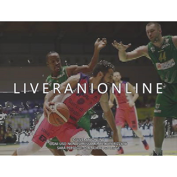Poste Mobile Final Eight 17/02/2017 Sidigas Avellino - Banco di Sardegna Sassari nella foto: Stipcevic Rok Â©Claudio Zamagni/Agenzia Aldo Liverani Stipcevic Rok during Quarter Finals of Poste Mobile Final Eight Italian Basketball Cup 2017 - Sidigas Avellino against Banco di Sardegna Sassari at Rimini Fiera, on February 17, 2017 photo credit by Claudio Zamagni/Aldo Liverani Photo Agency / AGENZIA ALDO LIVERANI SAS