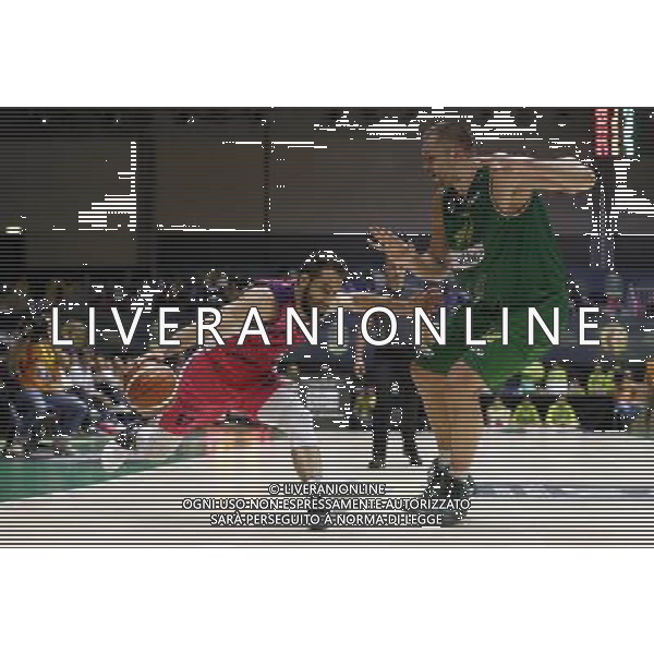 Poste Mobile Final Eight 17/02/2017 Sidigas Avellino - Banco di Sardegna Sassari nella foto: Stipcevic Rok Fesenko Kyrylo Â©Claudio Zamagni/Agenzia Aldo Liverani Stipcevic Rok Fesenko Kyrylo during Quarter Finals of Poste Mobile Final Eight Italian Basketball Cup 2017 - Sidigas Avellino against Banco di Sardegna Sassari at Rimini Fiera, on February 17, 2017 photo credit by Claudio Zamagni/Aldo Liverani Photo Agency / AGENZIA ALDO LIVERANI SAS