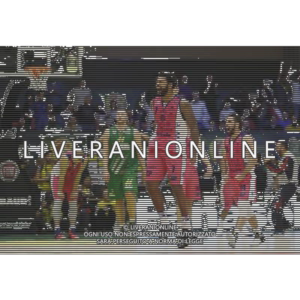 Poste Mobile Final Eight 17/02/2017 Sidigas Avellino - Banco di Sardegna Sassari nella foto:Lacey Trevor Â©Claudio Zamagni/Agenzia Aldo Liverani Lacey Trevor during Quarter Finals of Poste Mobile Final Eight Italian Basketball Cup 2017 - Sidigas Avellino against Banco di Sardegna Sassari at Rimini Fiera, on February 17, 2017 photo credit by Claudio Zamagni/Aldo Liverani Photo Agency / AGENZIA ALDO LIVERANI SAS