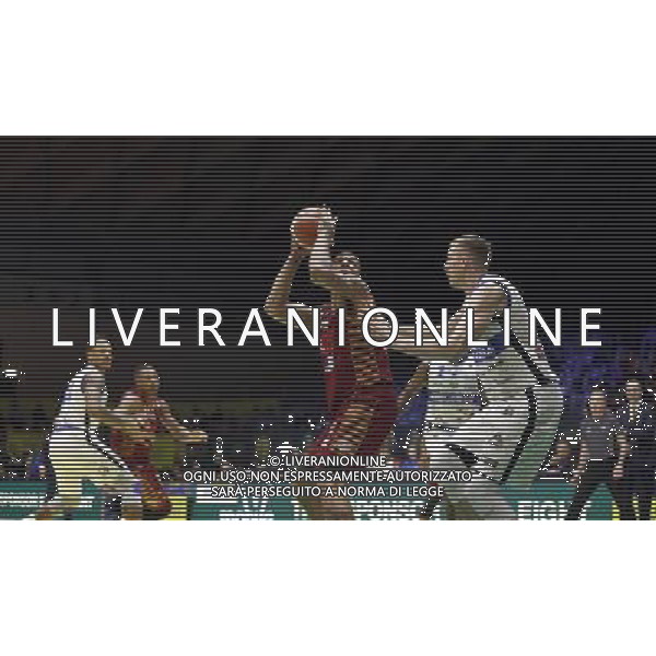 Poste Mobile Final Eight 17/02/2017 Umana Reyer Venezia - Germani Basket Brescia nella foto: Hagins Jamelle Â©Claudio Zamagni/Agenzia Aldo Liverani Hagins Jamelle during Quarter Finals of Poste Mobile Final Eight Italian Basketball Cup 2017 - Umana Reyer - Venezia against Germani Basket Brescia at Rimini Fiera, on February 17, 2017 photo credit by Claudio Zamagni/Aldo Liverani Photo Agency / AGENZIA ALDO LIVERANI SAS