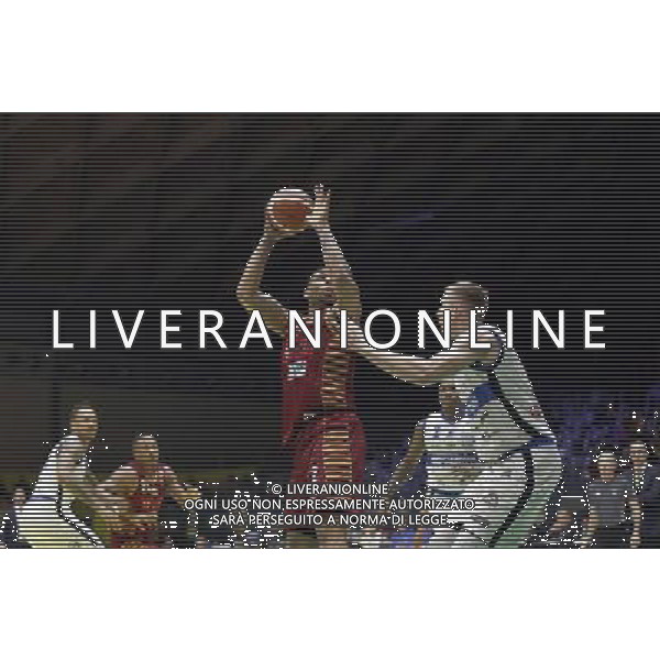 Poste Mobile Final Eight 17/02/2017 Umana Reyer Venezia - Germani Basket Brescia nella foto:Hagins Jamelle Â©Claudio Zamagni/Agenzia Aldo Liverani Hagins Jamelle during Quarter Finals of Poste Mobile Final Eight Italian Basketball Cup 2017 - Umana Reyer - Venezia against Germani Basket Brescia at Rimini Fiera, on February 17, 2017 photo credit by Claudio Zamagni/Aldo Liverani Photo Agency / AGENZIA ALDO LIVERANI SAS