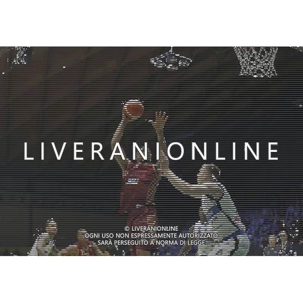 Poste Mobile Final Eight 17/02/2017 Umana Reyer Venezia - Germani Basket Brescia nella foto: Hagins Jamelle Â©Claudio Zamagni/Agenzia Aldo Liverani Hagins Jamelle during Quarter Finals of Poste Mobile Final Eight Italian Basketball Cup 2017 - Umana Reyer - Venezia against Germani Basket Brescia at Rimini Fiera, on February 17, 2017 photo credit by Claudio Zamagni/Aldo Liverani Photo Agency / AGENZIA ALDO LIVERANI SAS