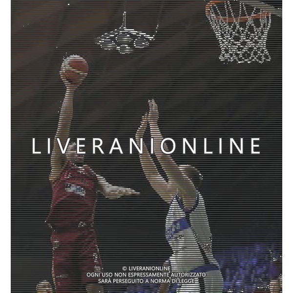 Poste Mobile Final Eight 17/02/2017 Umana Reyer Venezia - Germani Basket Brescia nella foto: Hagins Jamelle Â©Claudio Zamagni/Agenzia Aldo Liverani Hagins Jamelle during Quarter Finals of Poste Mobile Final Eight Italian Basketball Cup 2017 - Umana Reyer - Venezia against Germani Basket Brescia at Rimini Fiera, on February 17, 2017 photo credit by Claudio Zamagni/Aldo Liverani Photo Agency / AGENZIA ALDO LIVERANI SAS