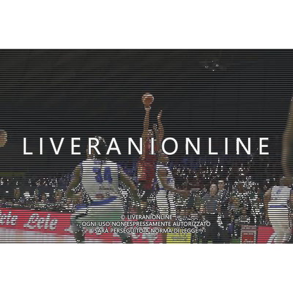 Poste Mobile Final Eight 17/02/2017 Umana Reyer Venezia - Germani Basket Brescia nella foto: Â©Claudio Zamagni/Agenzia Aldo Liverani during Quarter Finals of Poste Mobile Final Eight Italian Basketball Cup 2017 - Umana Reyer - Venezia against Germani Basket Brescia at Rimini Fiera, on February 17, 2017 photo credit by Claudio Zamagni/Aldo Liverani Photo Agency / AGENZIA ALDO LIVERANI SAS