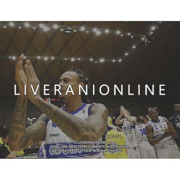 Poste Mobile Final Eight 17/02/2017 Umana Reyer Venezia - Germani Basket Brescia nella foto: Moss David Â©Claudio Zamagni/Agenzia Aldo Liverani Moss David during Quarter Finals of Poste Mobile Final Eight Italian Basketball Cup 2017 - Umana Reyer - Venezia against Germani Basket Brescia at Rimini Fiera, on February 17, 2017 photo credit by Claudio Zamagni/Aldo Liverani Photo Agency / AGENZIA ALDO LIVERANI SAS