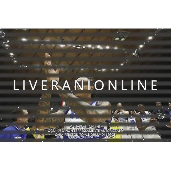 Poste Mobile Final Eight 17/02/2017 Umana Reyer Venezia - Germani Basket Brescia nella foto: Moss David Â©Claudio Zamagni/Agenzia Aldo Liverani Moss David during Quarter Finals of Poste Mobile Final Eight Italian Basketball Cup 2017 - Umana Reyer - Venezia against Germani Basket Brescia at Rimini Fiera, on February 17, 2017 photo credit by Claudio Zamagni/Aldo Liverani Photo Agency / AGENZIA ALDO LIVERANI SAS