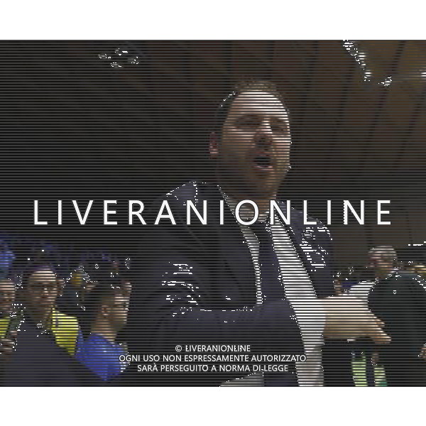 Poste Mobile Final Eight 17/02/2017 Umana Reyer Venezia - Germani Basket Brescia nella foto: Diana Andrea Coach Â©Claudio Zamagni/Agenzia Aldo Liverani Diana Andrea Coach during Quarter Finals of Poste Mobile Final Eight Italian Basketball Cup 2017 - Umana Reyer - Venezia against Germani Basket Brescia at Rimini Fiera, on February 17, 2017 photo credit by Claudio Zamagni/Aldo Liverani Photo Agency / AGENZIA ALDO LIVERANI SAS